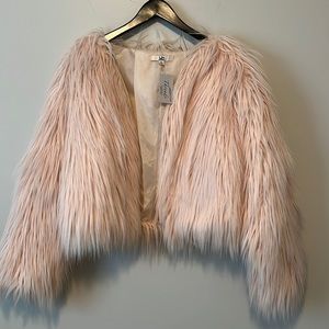 NWT Ya Faux Fur Jacket